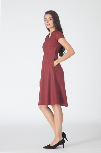 Reede Fit and Flare Dress