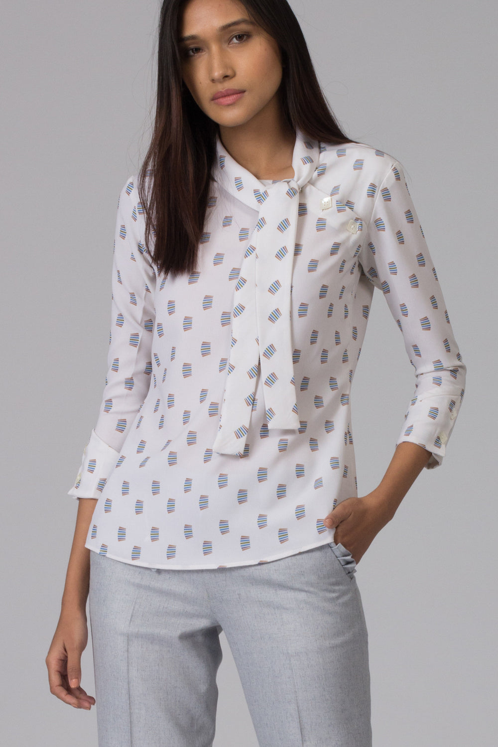 Denali Bowtie Blouse