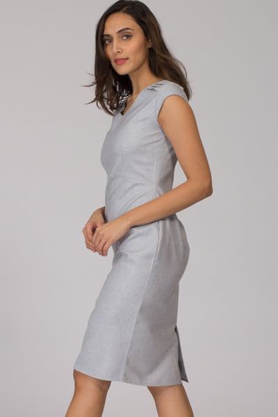 Napoli Stone Blue Shift Dress