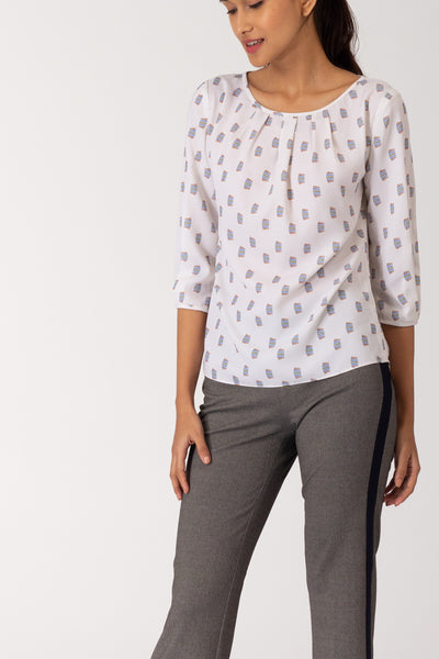 Lyra Pleated Blouse