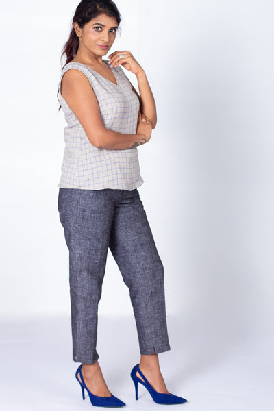 Atlas Back Buckle Linen Top