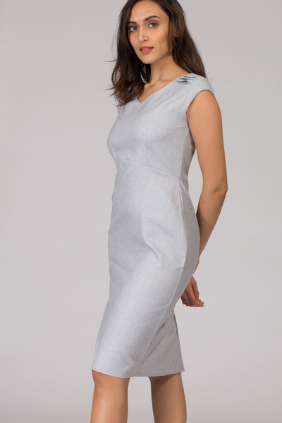 Napoli Stone Blue Shift Dress