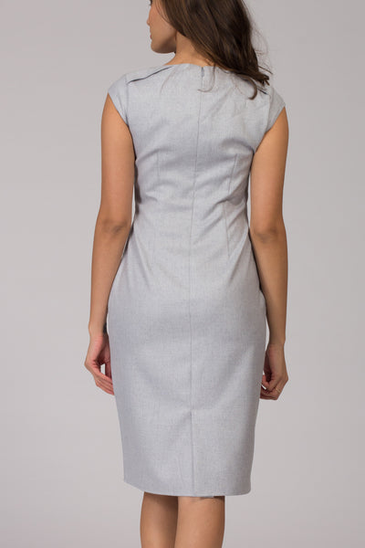 Napoli Stone Blue Shift Dress