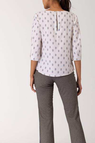 Lyra Pleated Blouse