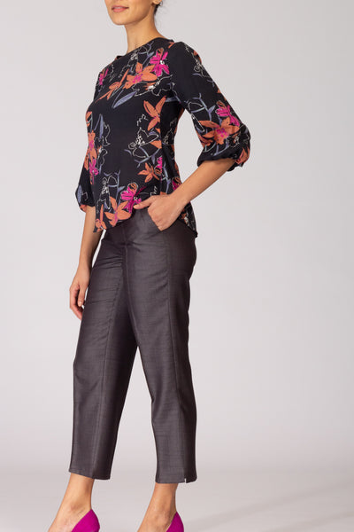 Bruges Blouson Sleeve Top
