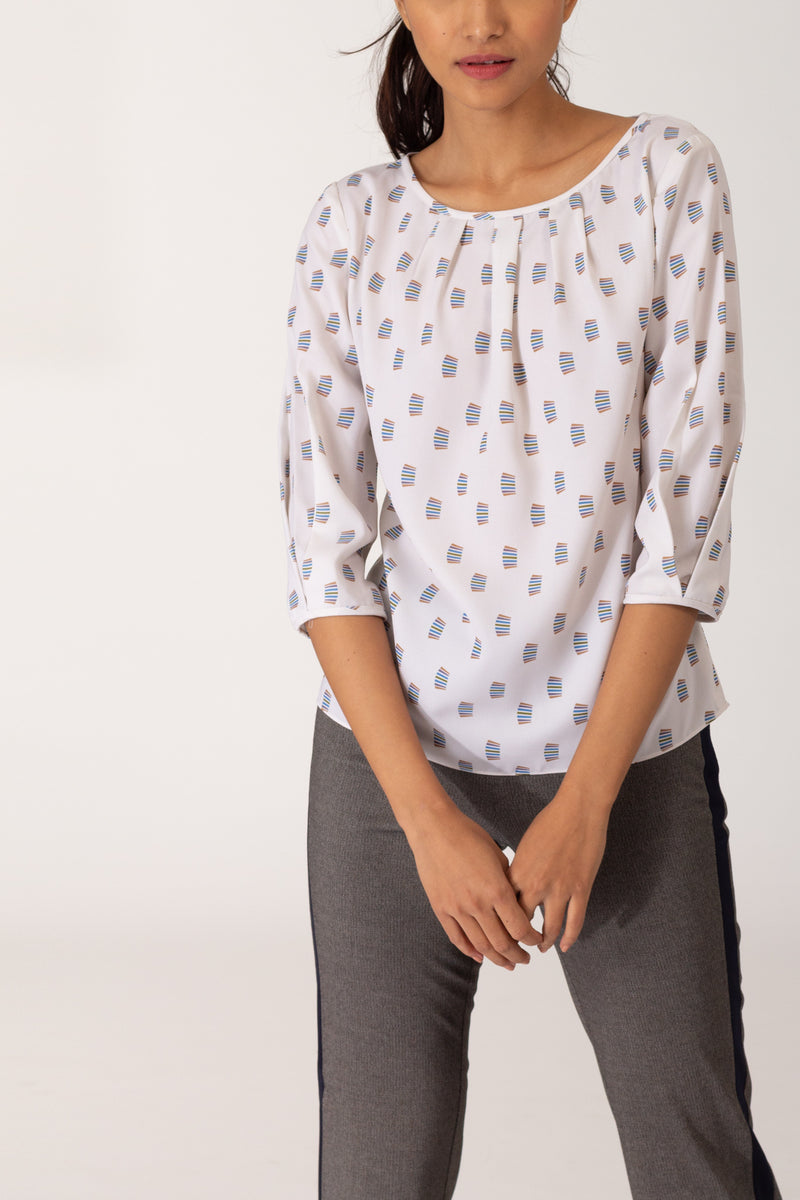Lyra Pleated Blouse