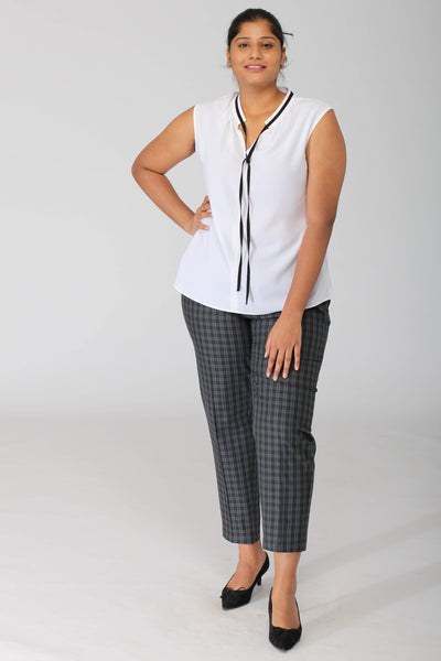 Blanca Flowy Top with bowtie