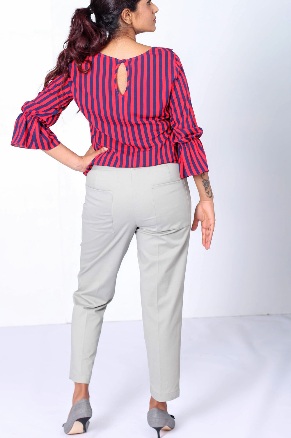 Sage Cotton Stretch Pants