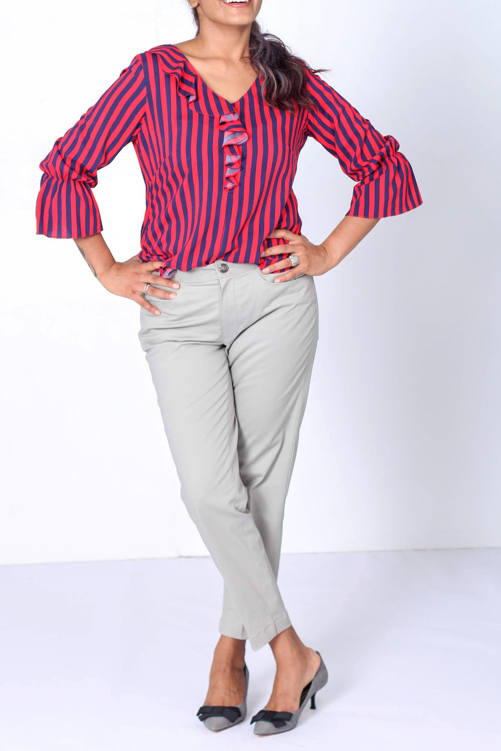 Sage Cotton Stretch Pants