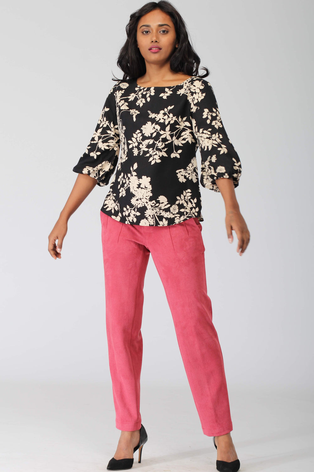 Brussels Top with Blouson Sleeves