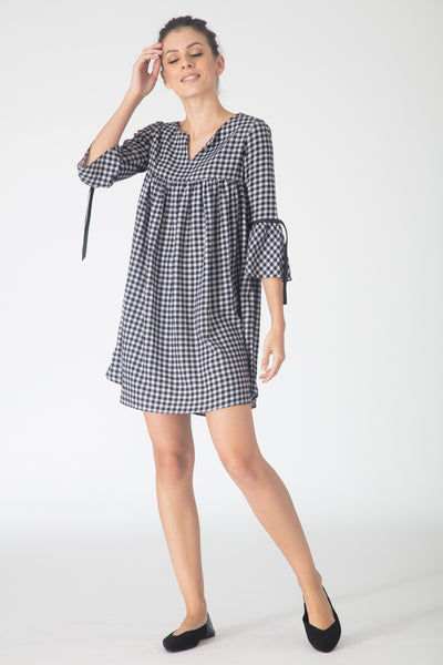 Gingham Tunic Dress