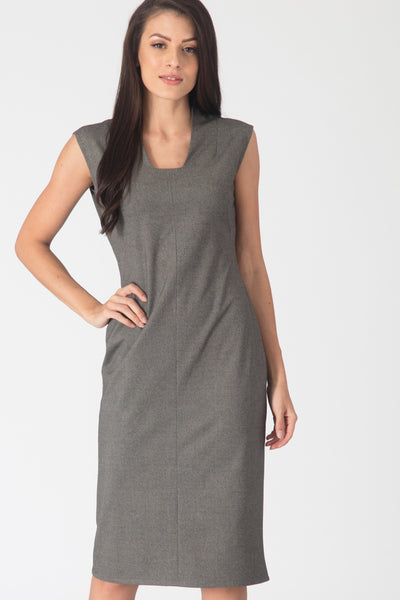 Grey Ponte Dress