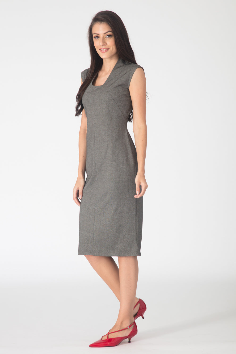 Grey Ponte Dress