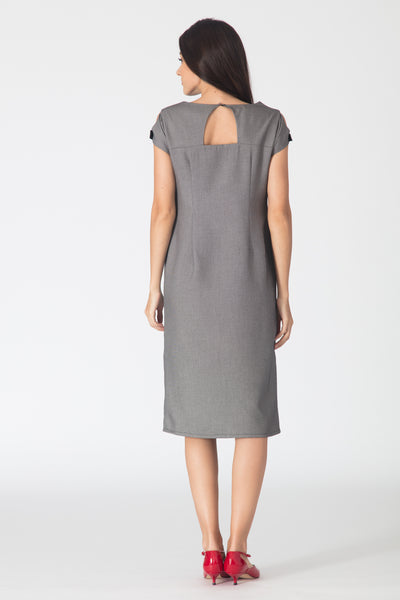 Pipa Shift Dress - Grey
