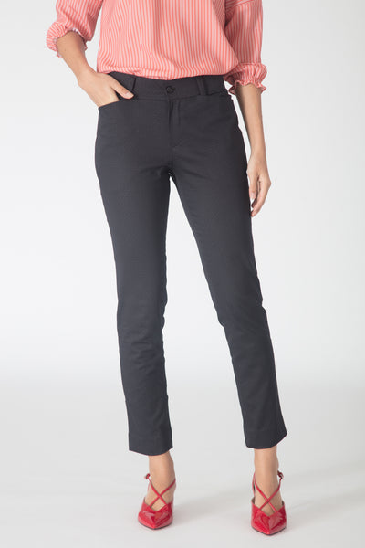 Jacquard Cotton Trousers