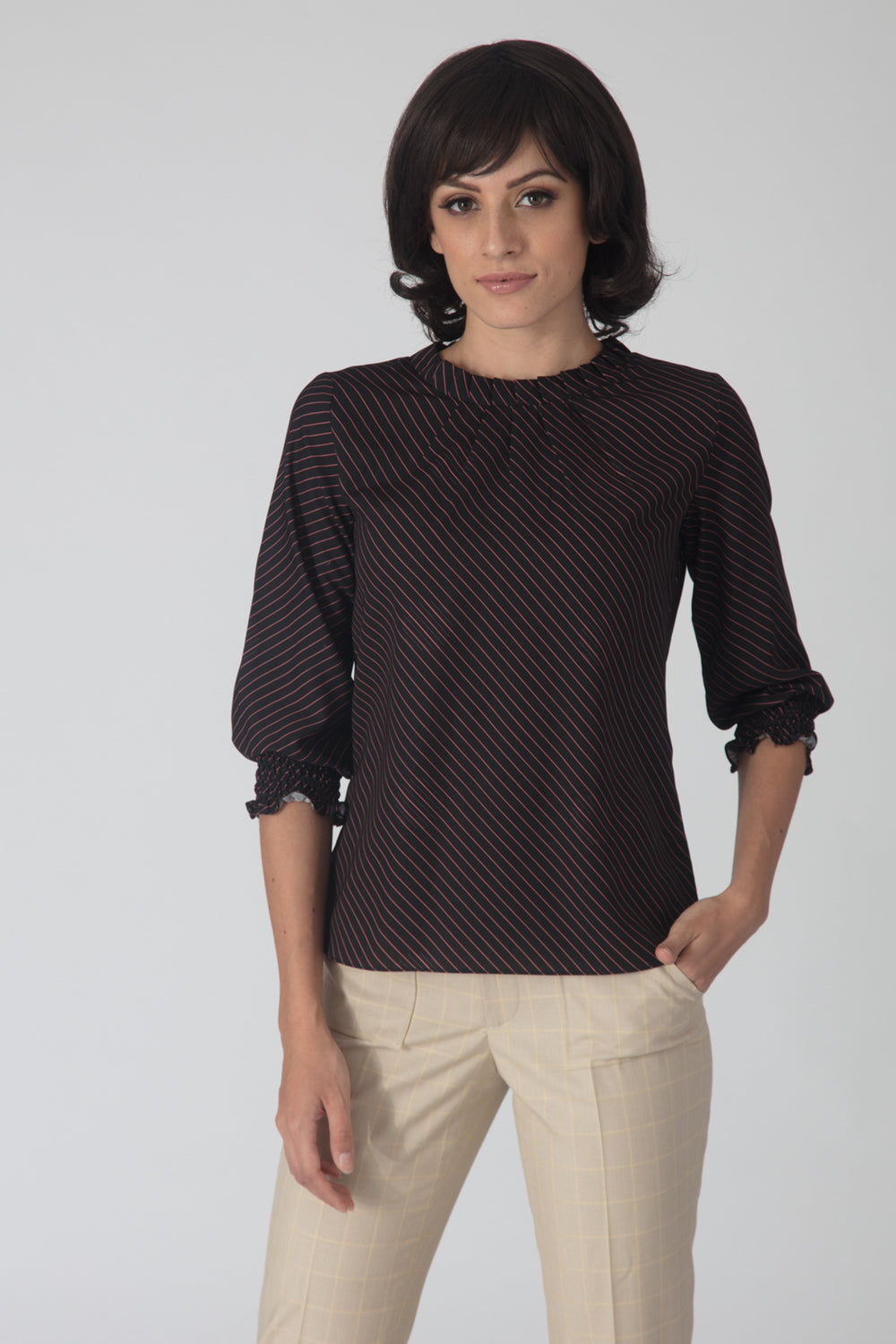 Essence Ruffle Neck Top
