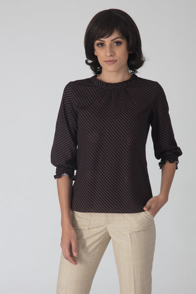 Essence Ruffle Neck Top