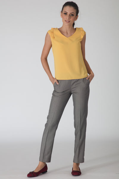 Grey Drawstring Pants