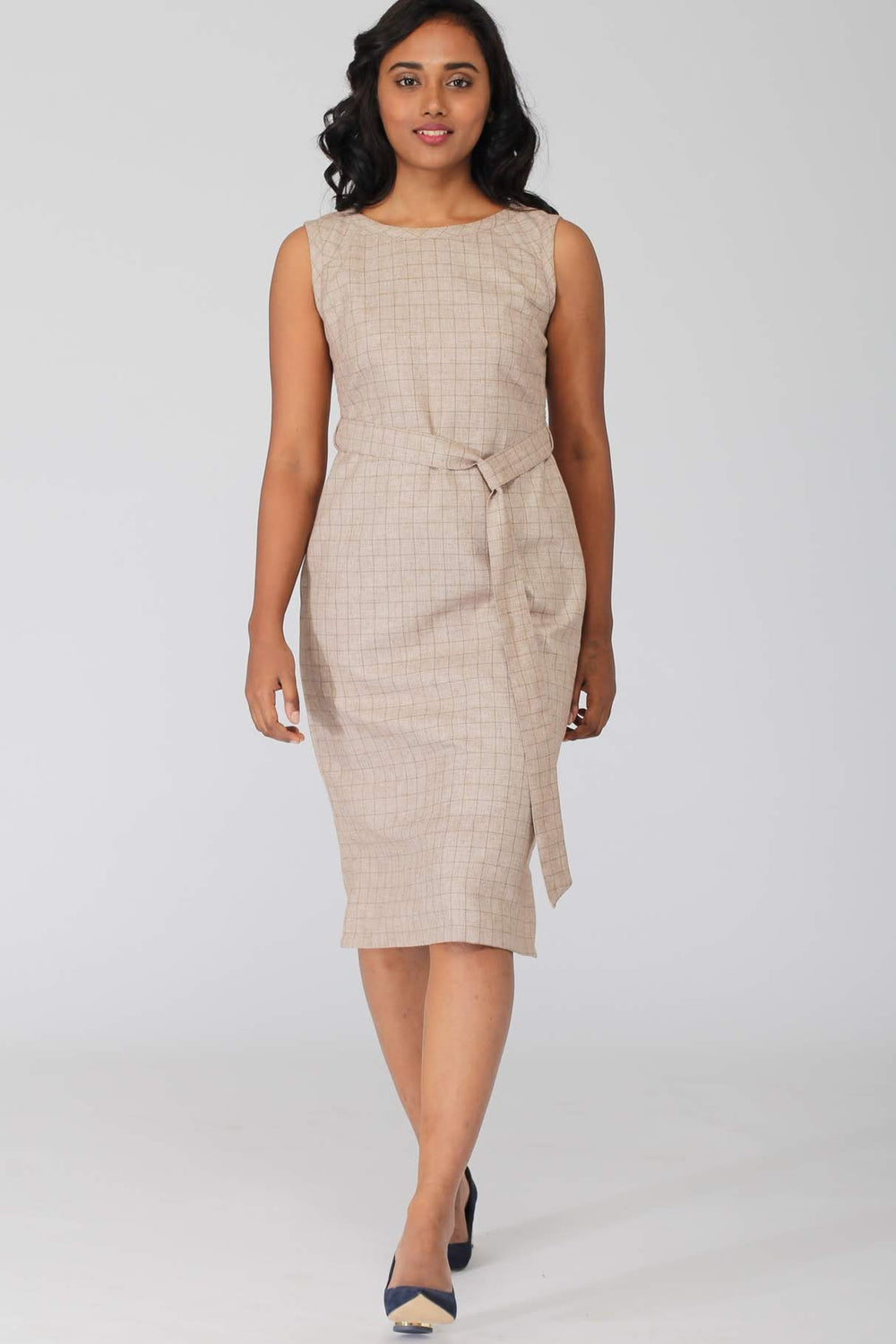 Dunkirk Shift Dress with removable belt