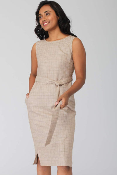 Dunkirk Shift Dress with removable belt
