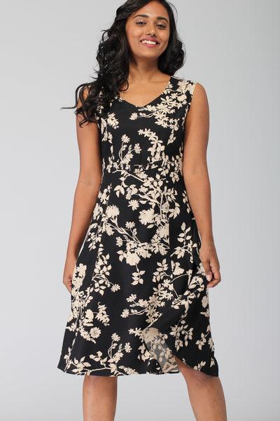 Jane A line dress with princess styleline