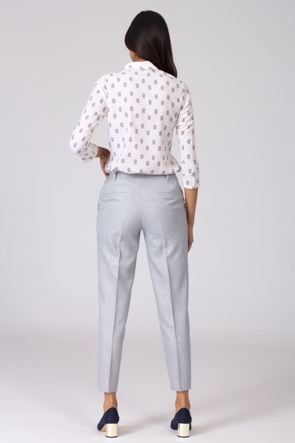 Smart and stylish women's formal pants and trousers for office. Shop online for all sizes including plus size formal trousers and pants at www.intermod.in