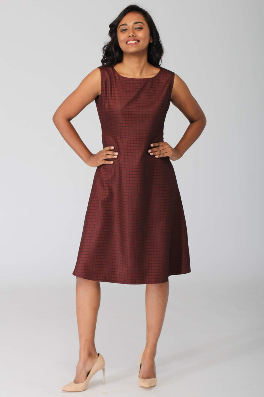 Rochelle dress with back bow and removable belt