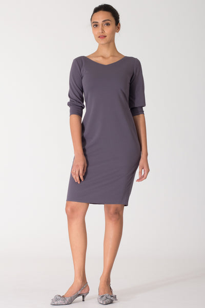 Bella Shift Dress with Blouson Sleeve