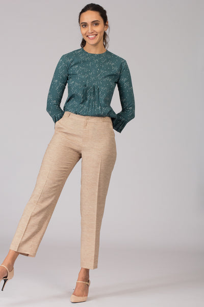 Well fitted, Smart, stylish women's formal pants and trousers for office. Shop online for all sizes including plus size formal trousers and pants at www.intermod.in