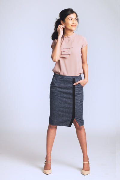 Tilt Blue Skirt
