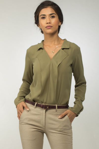 Malaga Flounce  Blouse