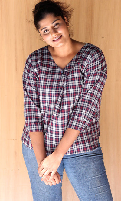 Brighton Cotton Flannel Top
