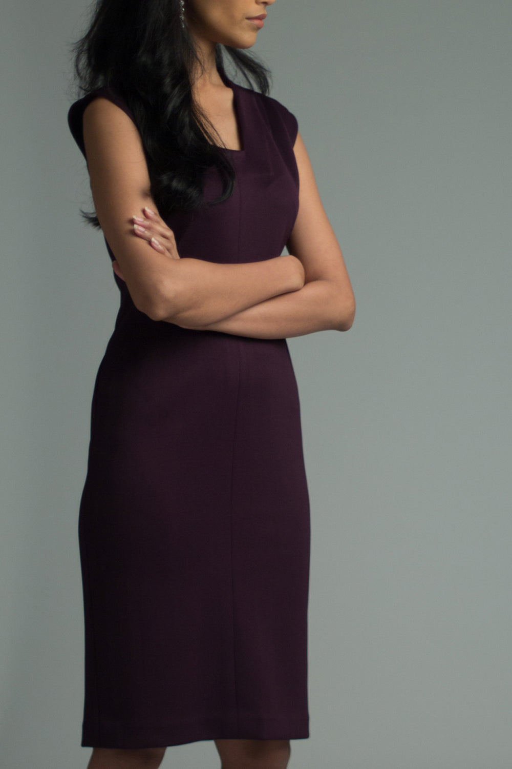 Violet Ponte Dress