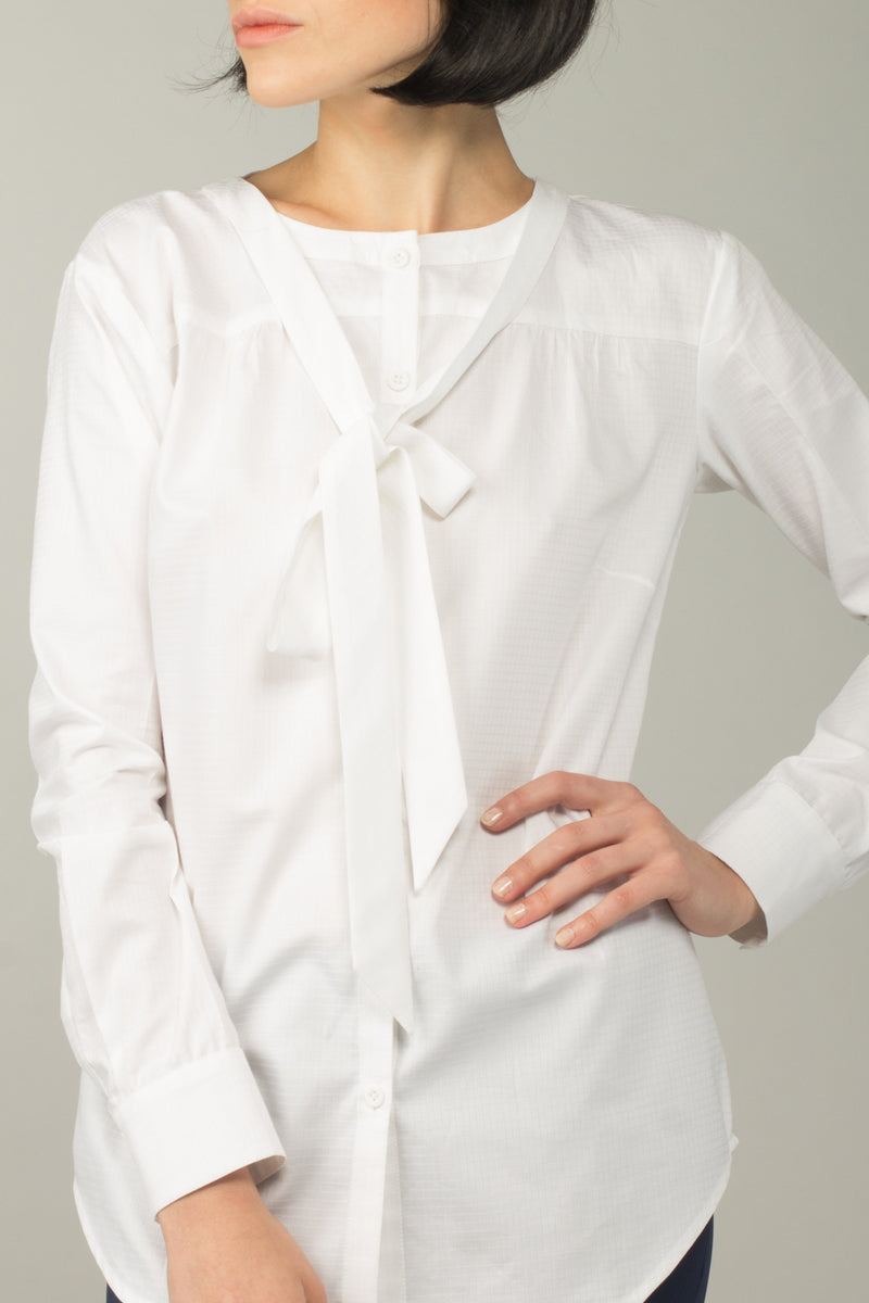 Robin Bow-tie White Shirt