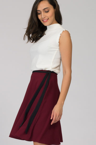 Santiago High Neck Knit Top