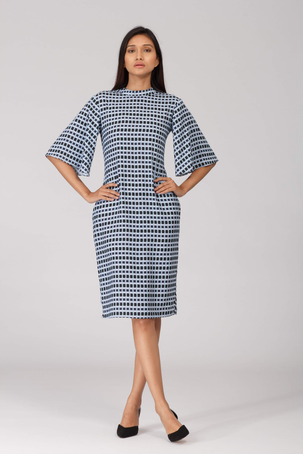 Skyscape Flowy Shift Dress